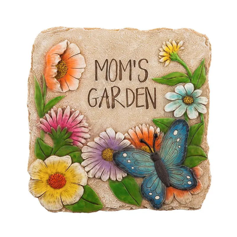 11" Garden Stone, Mom's Garden,84g3284b