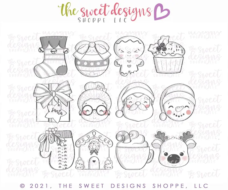 12 Days of Christmas Set - Set of 12 Cookie Cutters