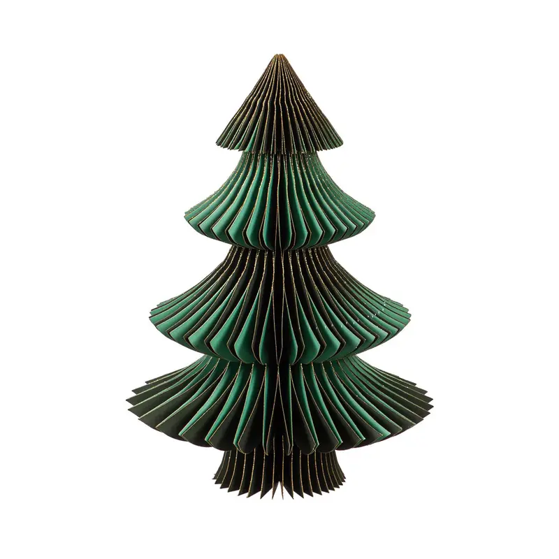 14" Natural Fiber Foldable Tree Table Décor