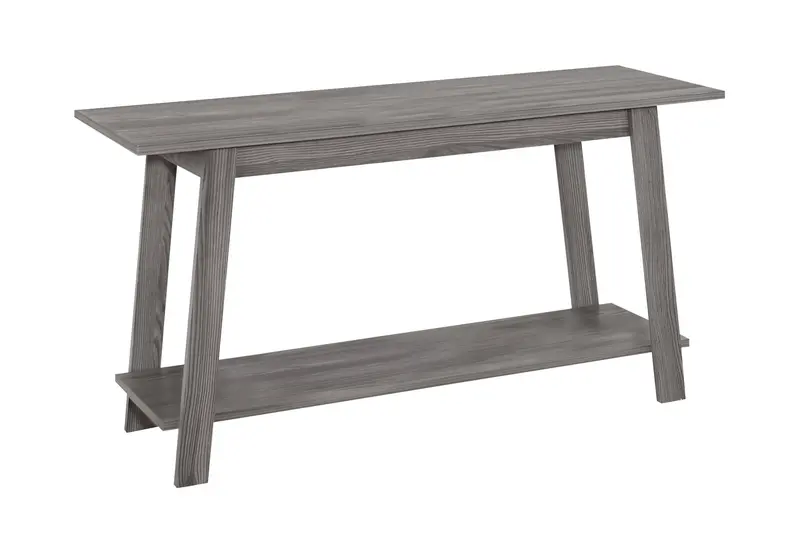 15.75" X 42" X 22.5" Grey Particle Board Laminate TV Stand By Homeroots