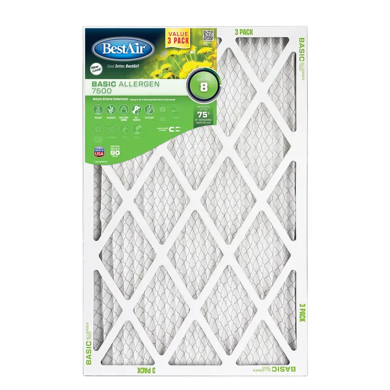 16X20X1 8M BESTAIR FLTR (Pack of 4)