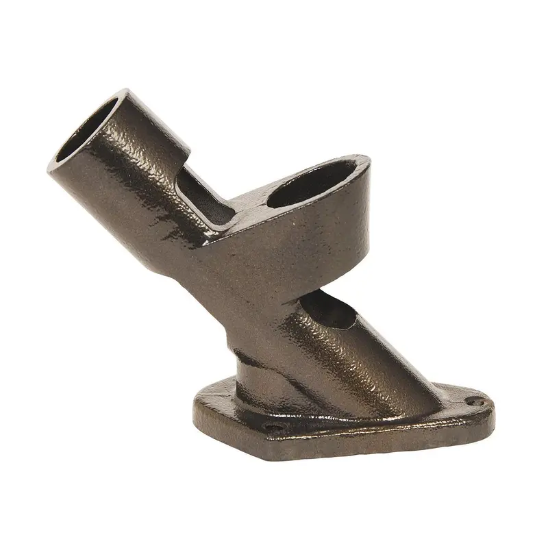 2-Position Cast Iron House Flag Bracket, Bronze Bronze