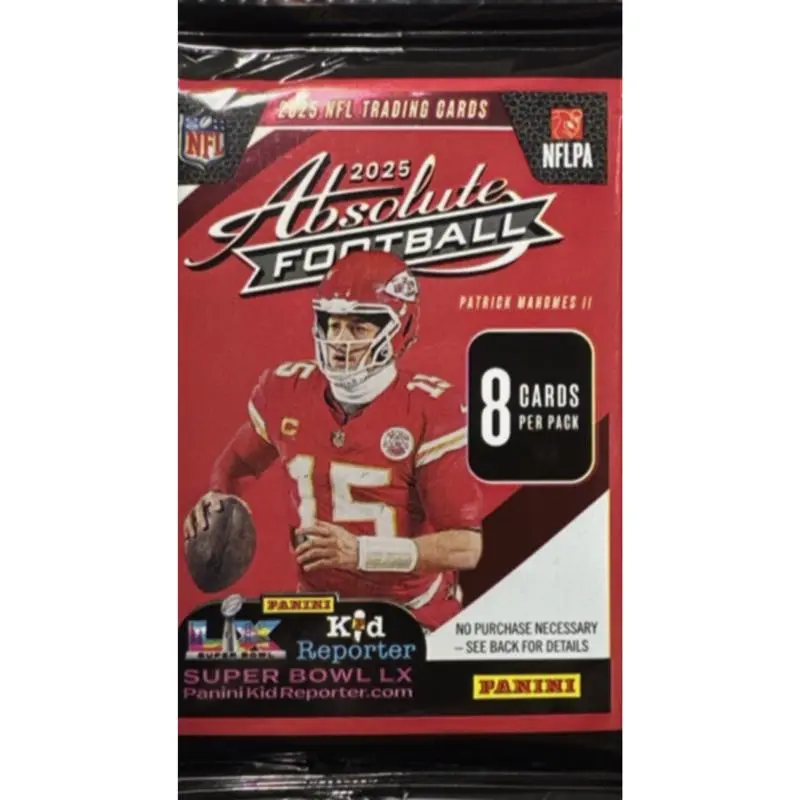 2025 Absolute Football Retail Pack Trading Cards (Pack of 24)