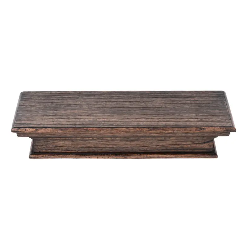 23" Black Wash Floating Wall Shelf By Homeroots