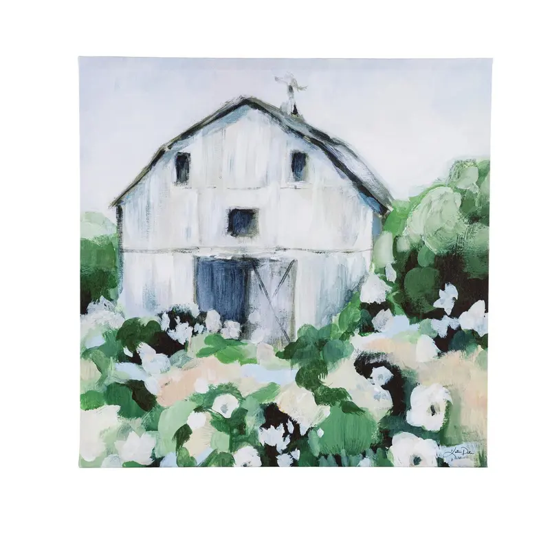 24" H x 24" L Outdoor Canvas, Iowa Barn