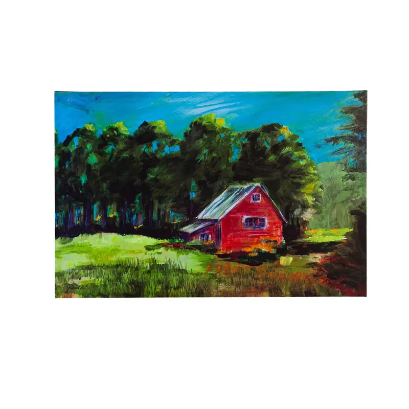 24" H x 36" L Outdoor Canvas Buds Barn
