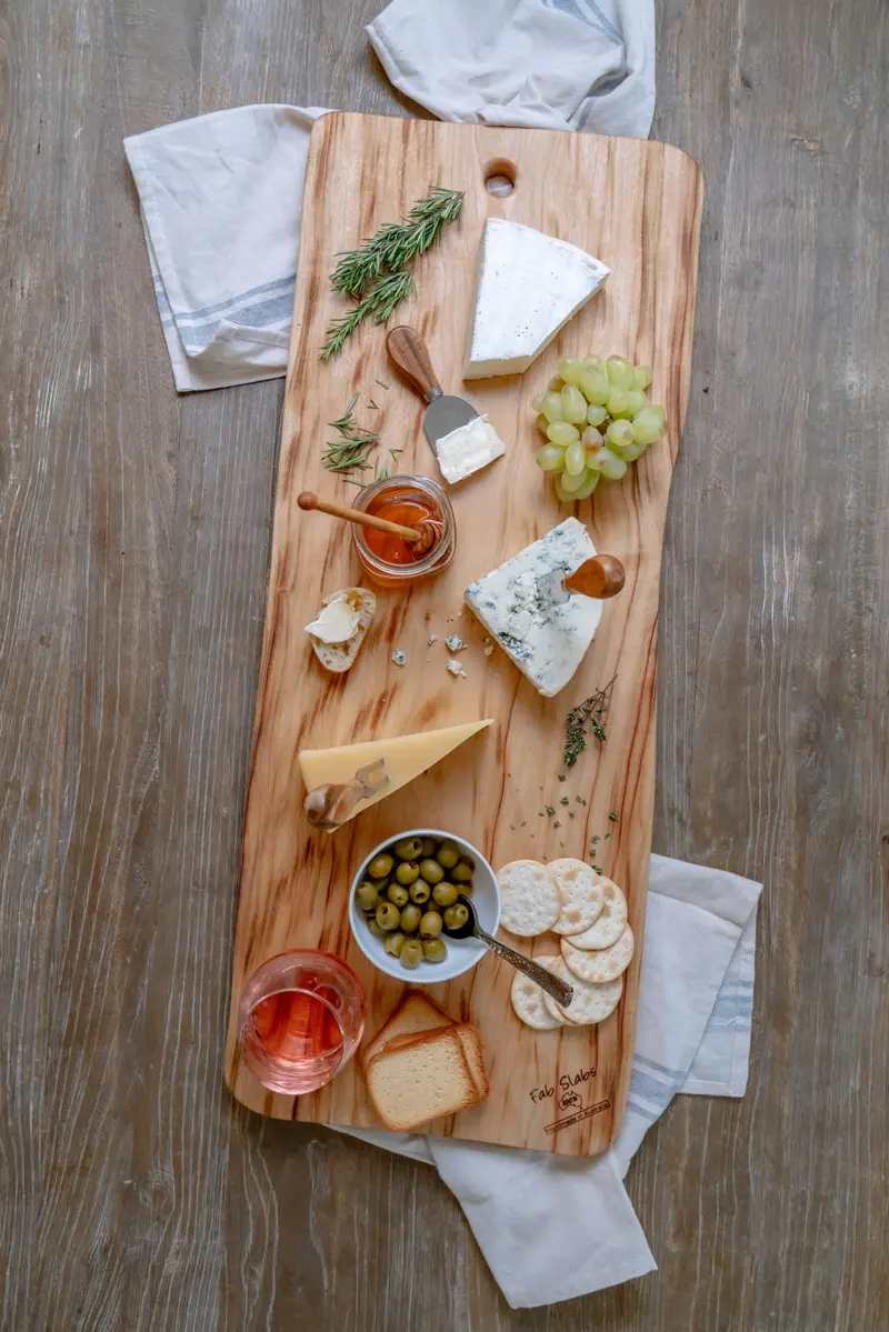 28" Artisan Organic Natural Wood Anti Bacterial Cutting Board By Homeroots
