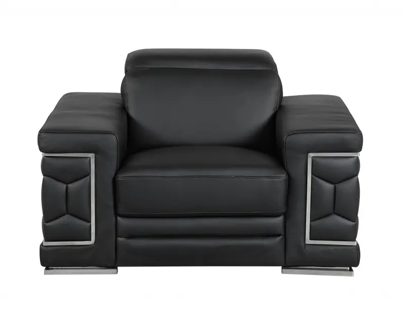 29" to 38" Black Sturdy Chair By Homeroots