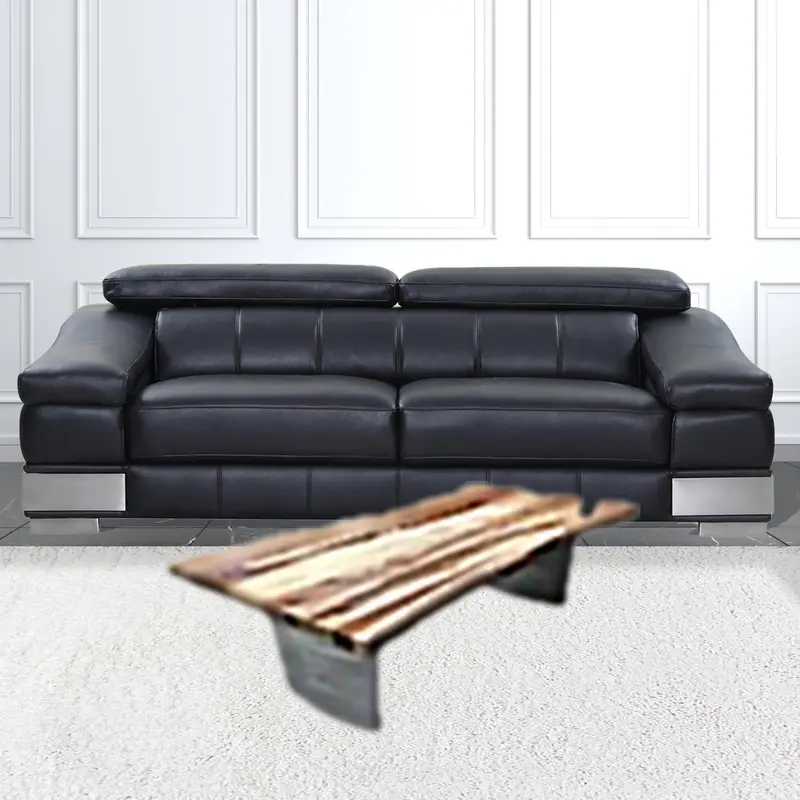 31" Natural Solid Wood Rectangular Coffee Table By Homeroots