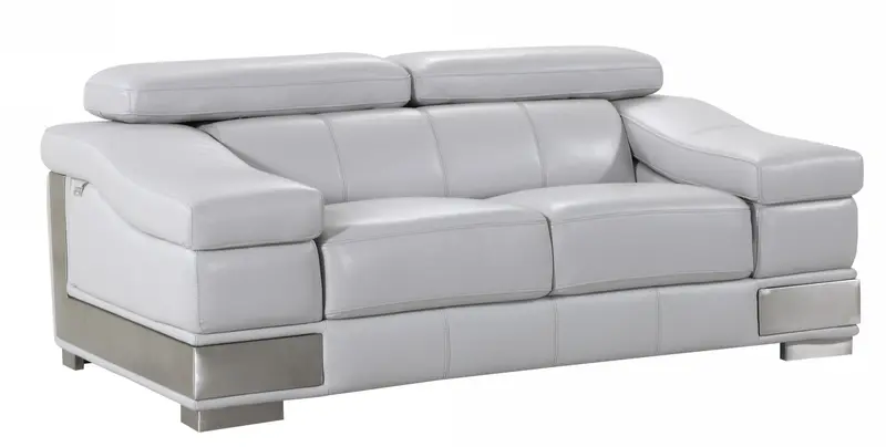 31to 39" Lovely Light Grey Loveseat By Homeroots