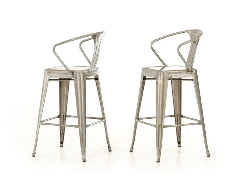 33' Steel Bar Stool By Homeroots