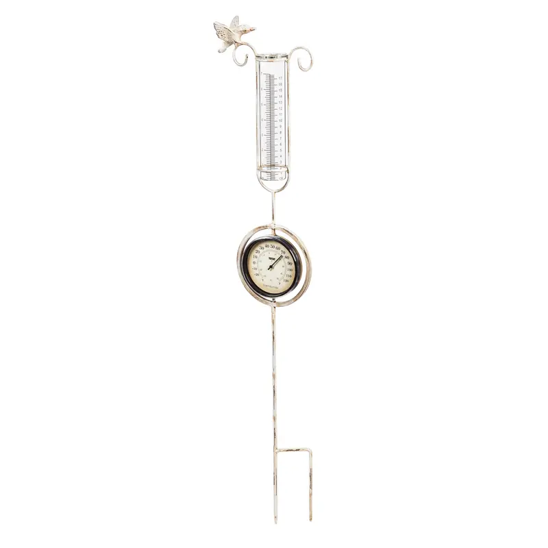 36" Thermometer and Rain Gauge Stake,47m1435
