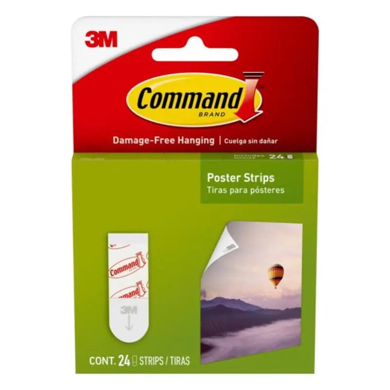 3M Command Small Foam Poster Strips (Pack of 6) - Deal of The Week