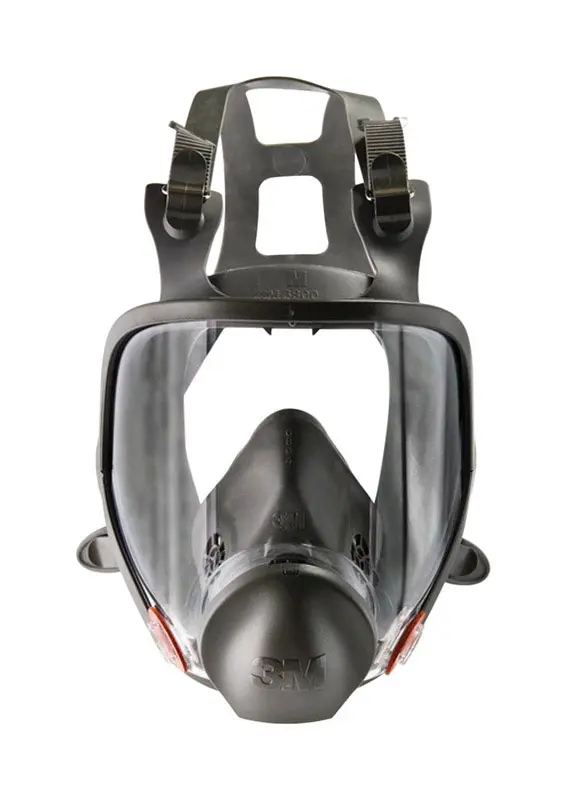 3M Construction Full Face Respirator Gray M 1 pc - Open Box