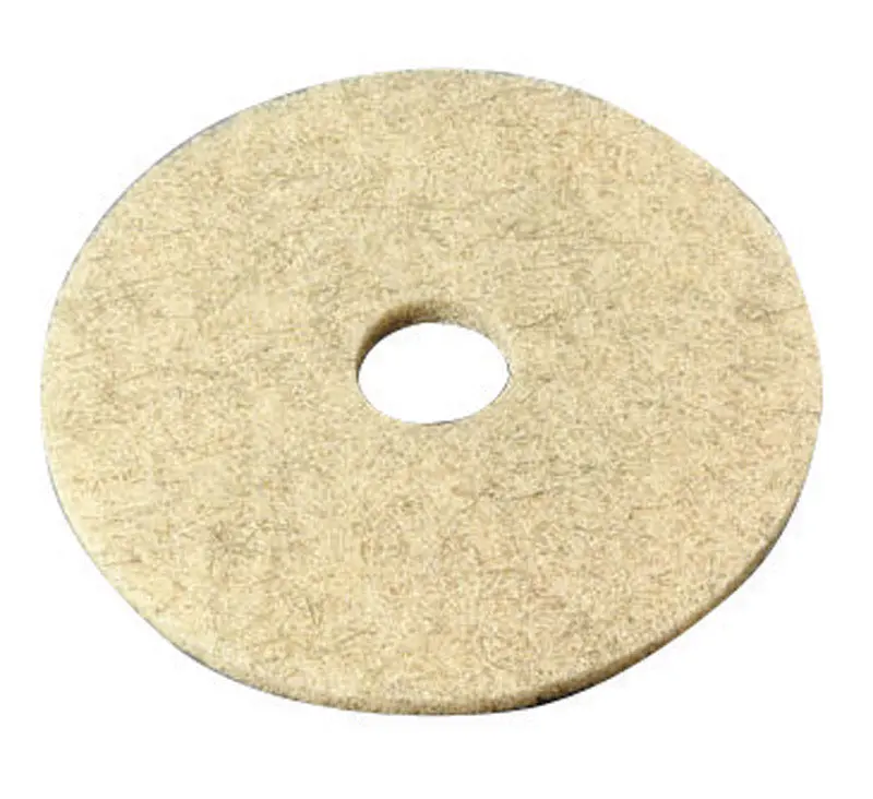 3M Natural Blend 20 in. Dia. Non-Woven Natural/Polyester Fiber Buffer Pad Tan (Pack of 5) - Open Box