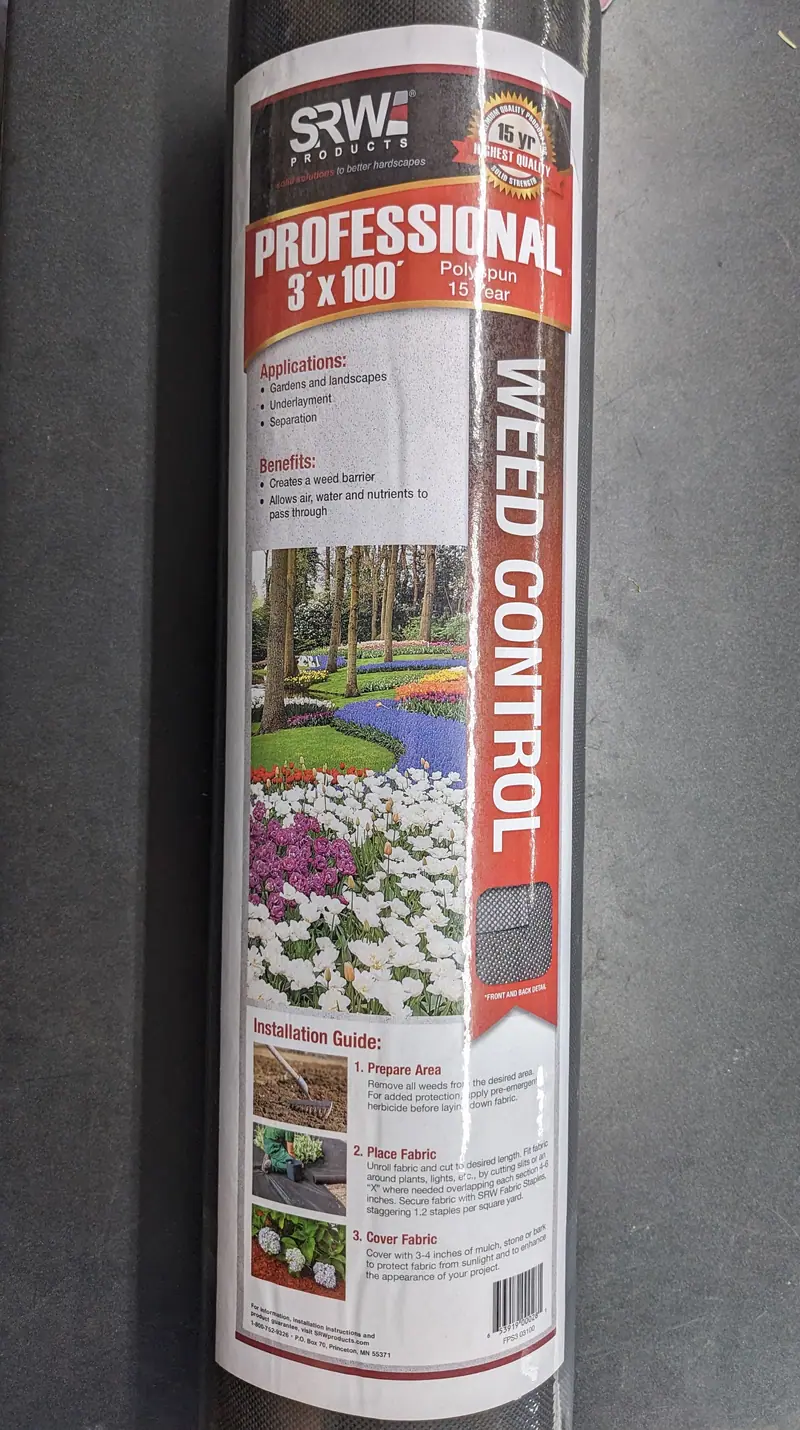 3x100 SRW Weed Mat-Professional -SB2 (20 Year)