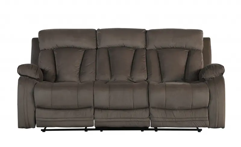 40" Modern Brown Fabric Sofa By Homeroots