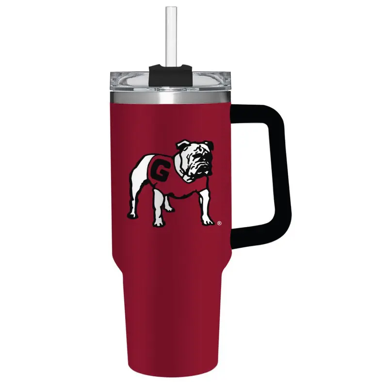 40oz Stainless Steel Canyon Cup w/ Straw, University of Georgia, Alternate Logo