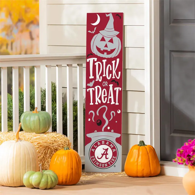 46" Double Sided Leaner, University of Alabama, Halloween