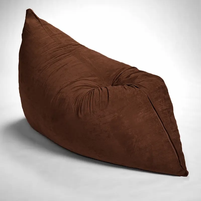 73" x 38" Brown Sofa Sack Bean Bag Lounger By Homeroots