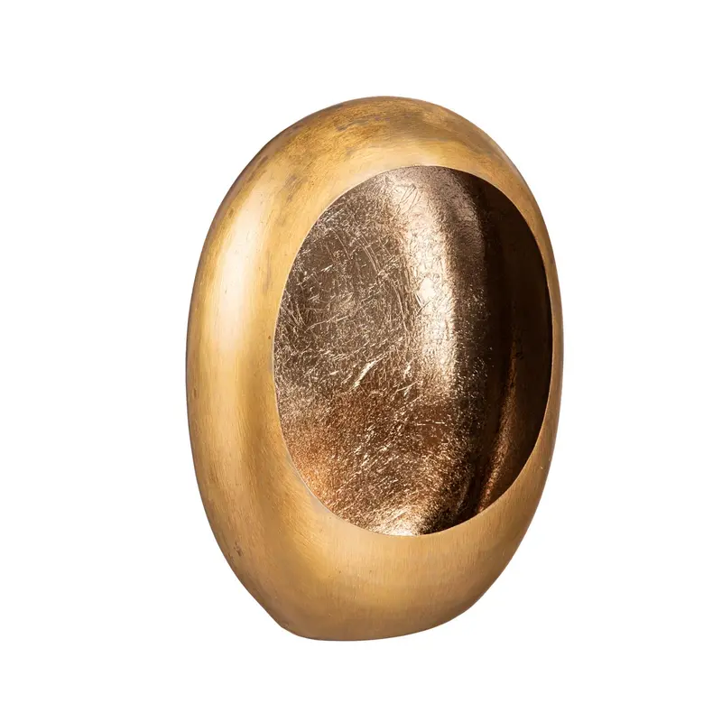 9" Gold Metal Garden Décor