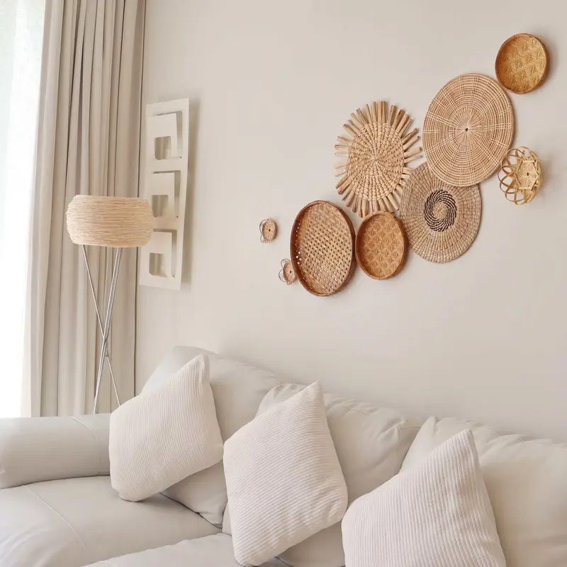 A Pa - Boho Wall Art DeCor Hanging (Set Of 9) By Thaihome