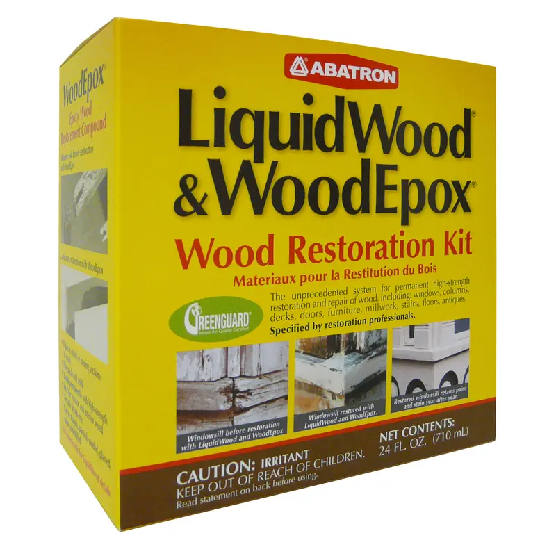 Abatron LiquidWood and WoodEpox Beige Wood Restoration Kit 24 oz - Open Box