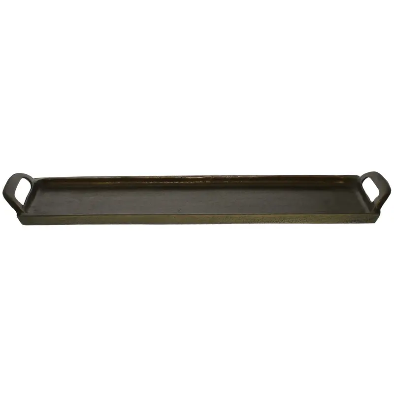 Abbott Tray, Brass - Large By HomArt