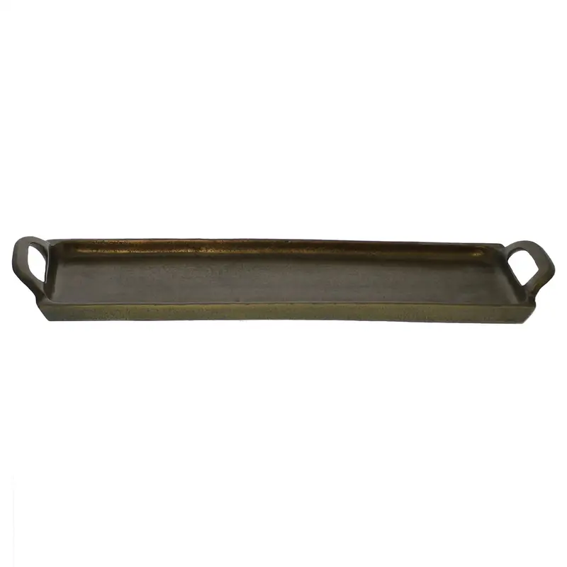 Abbott Tray, Brass - Medium By HomArt