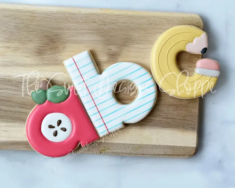 abc lower case cutters set - Set of 3 - Cookie Cutters