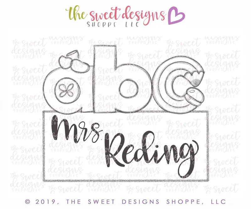 ABC Plaque - Cookie Cutter