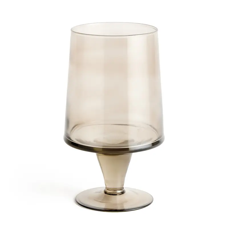 Adalina Glass Footed Vase Small