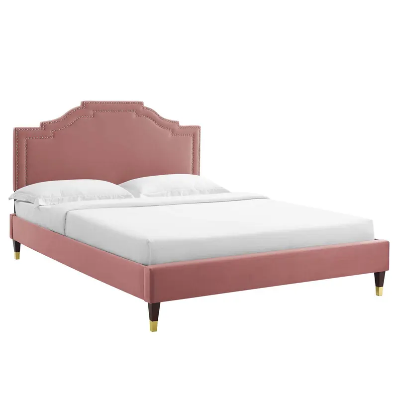 Adelaide Performance Velvet Full Platform Bed By Modway - MOD-6857