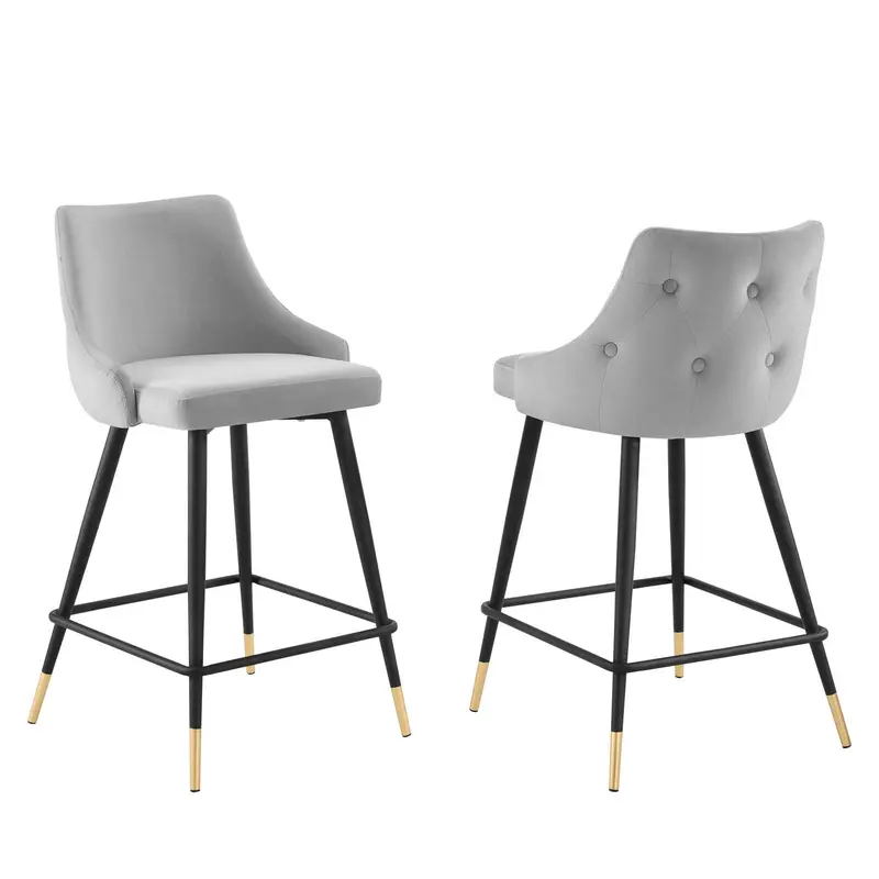 Adorn Performance Velvet Counter Stool Set of 2 By Modway - EEI-4594