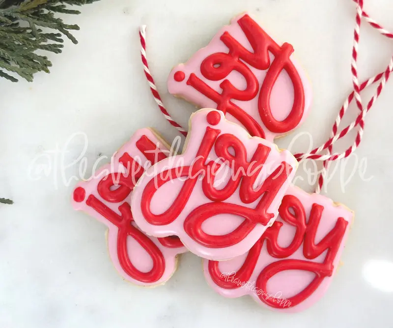 Advent Joy Plaque - Cookie Cutter