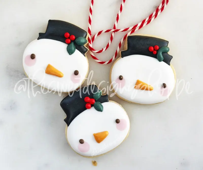 Advent Snowman Face - Cookie Cutter