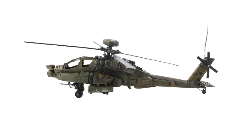 Ah-64 Apache Helicopter Sculpture By Homeroots