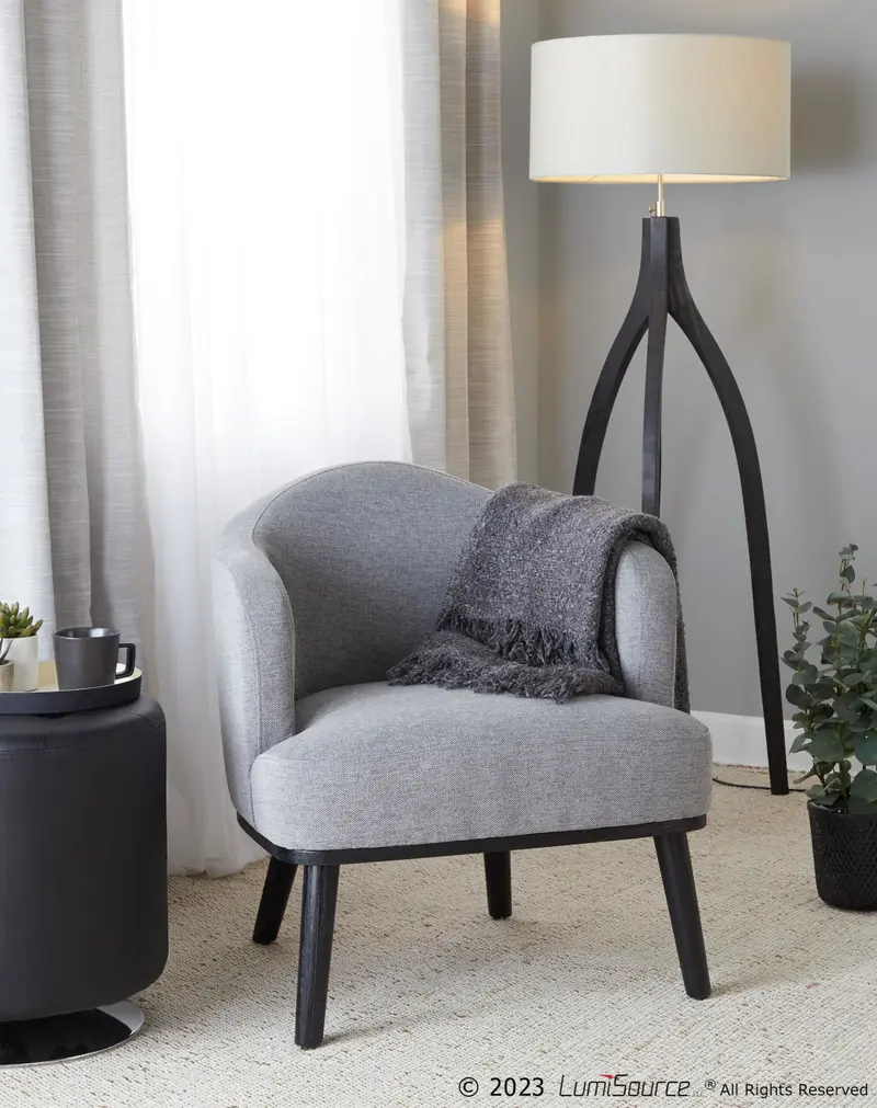 Ahoy Accent Chair Gray By LumiSource