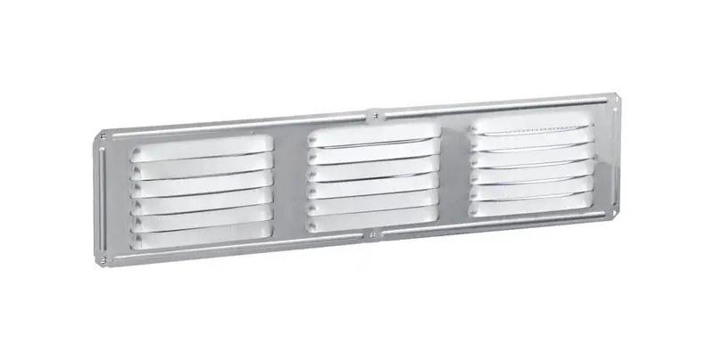 Air Vent 16 in. H x 4 in. W x 4 in. L Mill Mill Aluminum Undereave Vent (Pack of 24) - Open Box