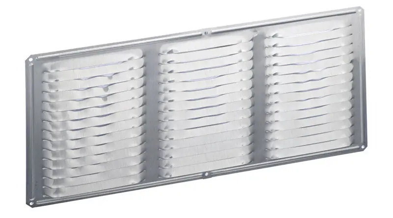 Air Vent 16 in. H x 8 in. W x 8 in. L Mill Aluminum Undereave Vent (Pack of 24) - Open Box