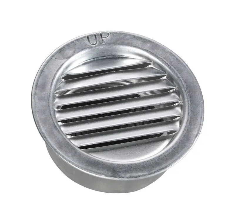 Air Vent 2 in. W X 2 in. L Mill Silver Aluminum Mini Louver (Bag of 6) - Open Box