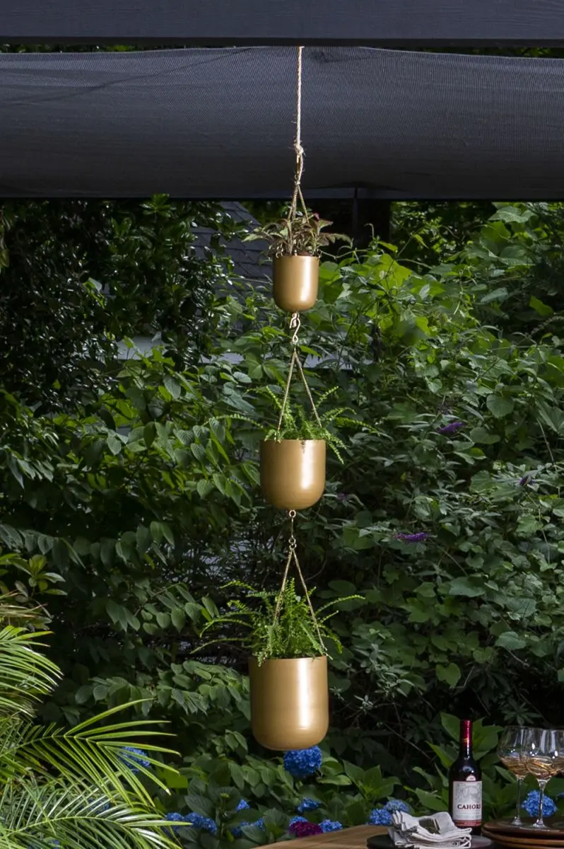 Ajax Hanging Pot By Accent Decor