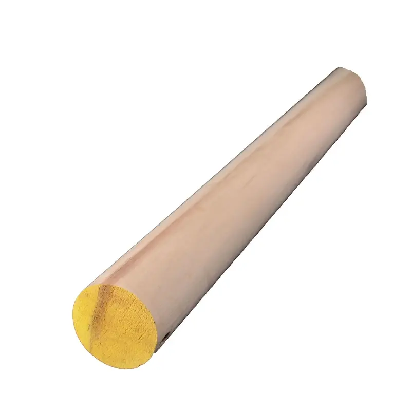 Alexandria Moulding Round Ramin Hardwood Dowel 2 in. Dia. x 48 in. L Yellow (Pack of 2) - Open Box