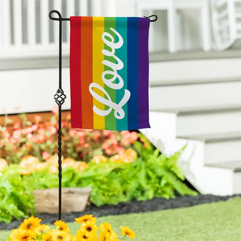 All Love Suede Garden Flag