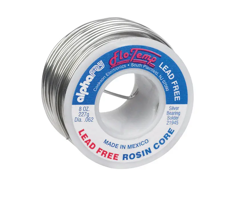 Alpha Fry 8 oz Lead-Free Rosin Core Solder Wire 0.062 in. D Silver Bearing 1 pc - Deal of The Week