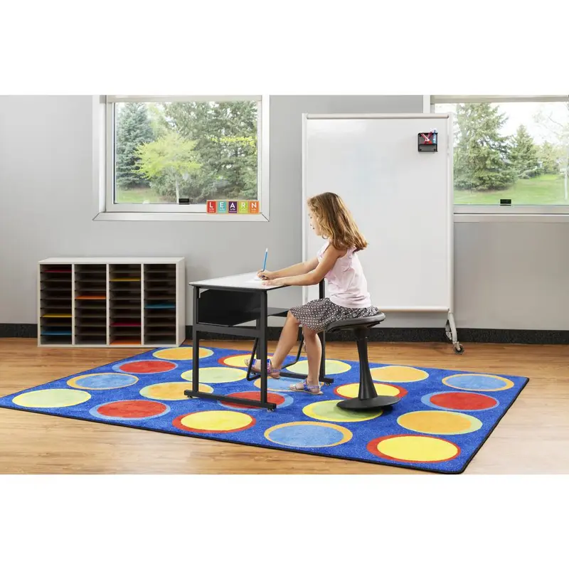 AlphaBetter Adjustable-Height Stand-Up Desk, 28 x 20" Premium or Dry Erase Top and Swinging Footrest Bar - Gray By Safco