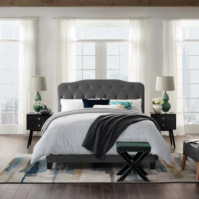 Amelia King Performance Velvet Bed By Modway - MOD-5865