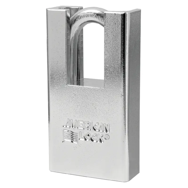 American Lock 6.5 in. H X 1-3/4 in. W Steel 5-Pin Cylinder Shrouded Padlock - Deal of The Week