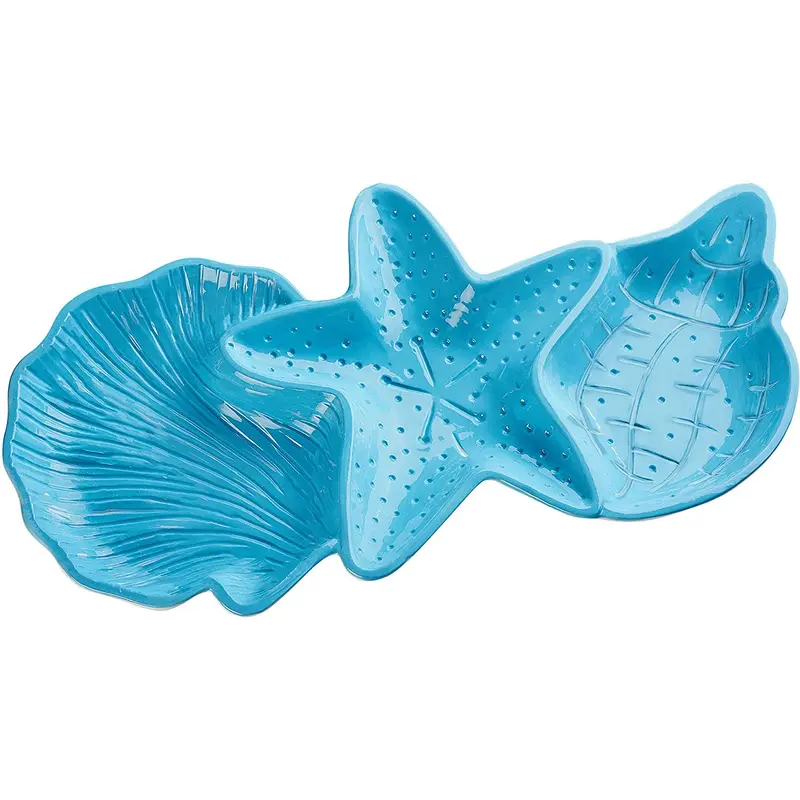 Amici Home Bright 3-Section Platter