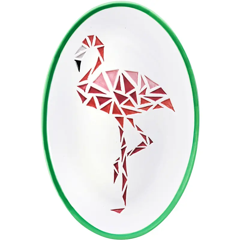 Amici Home Paradise Flamingo Oval Platter